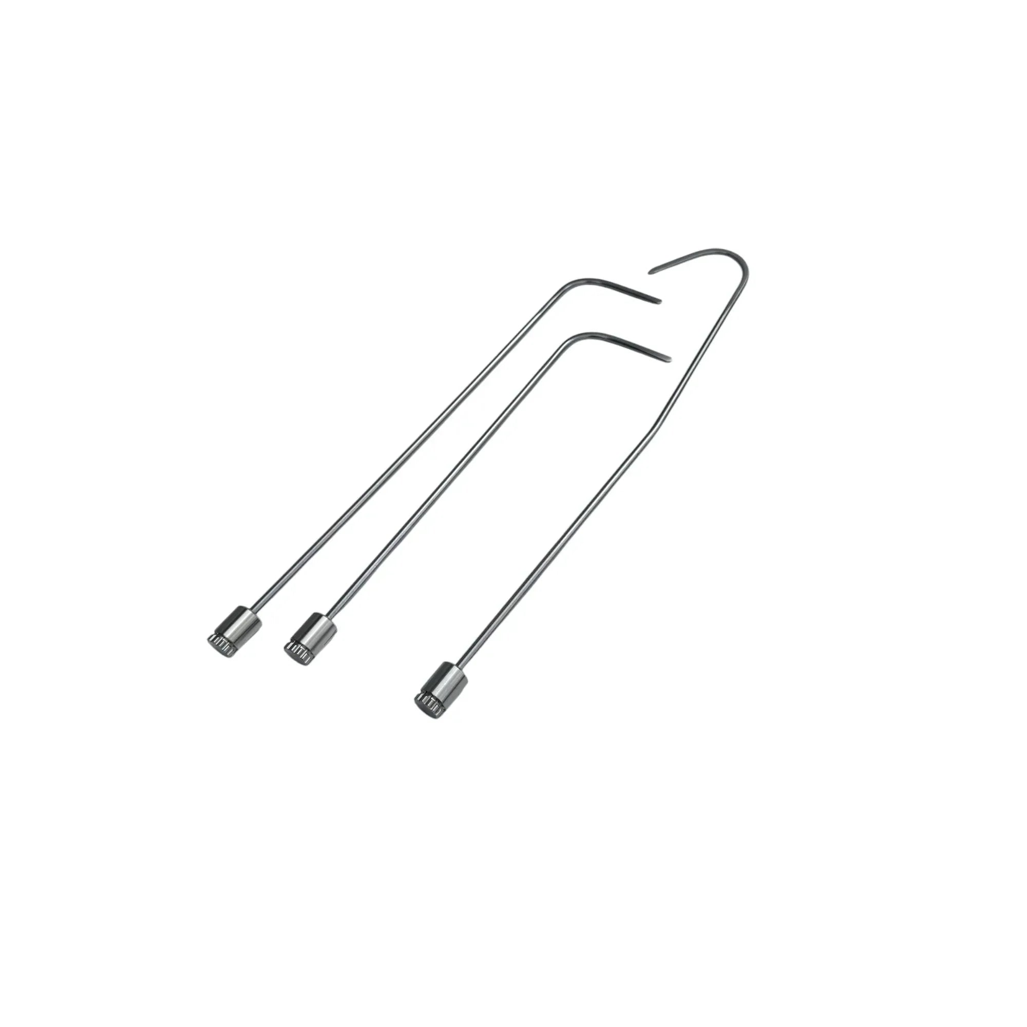 Lunvera Edition 3-Piece 360Β° Rotating Professional PDR Rod Set β White Steel Paintless Dent Repair Tools (8mm, 40/50/60cm) InoxPDR